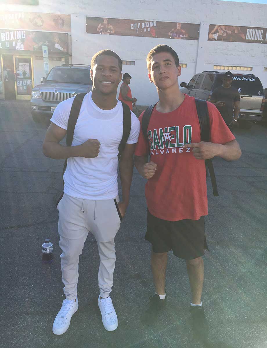 With Devin Haney